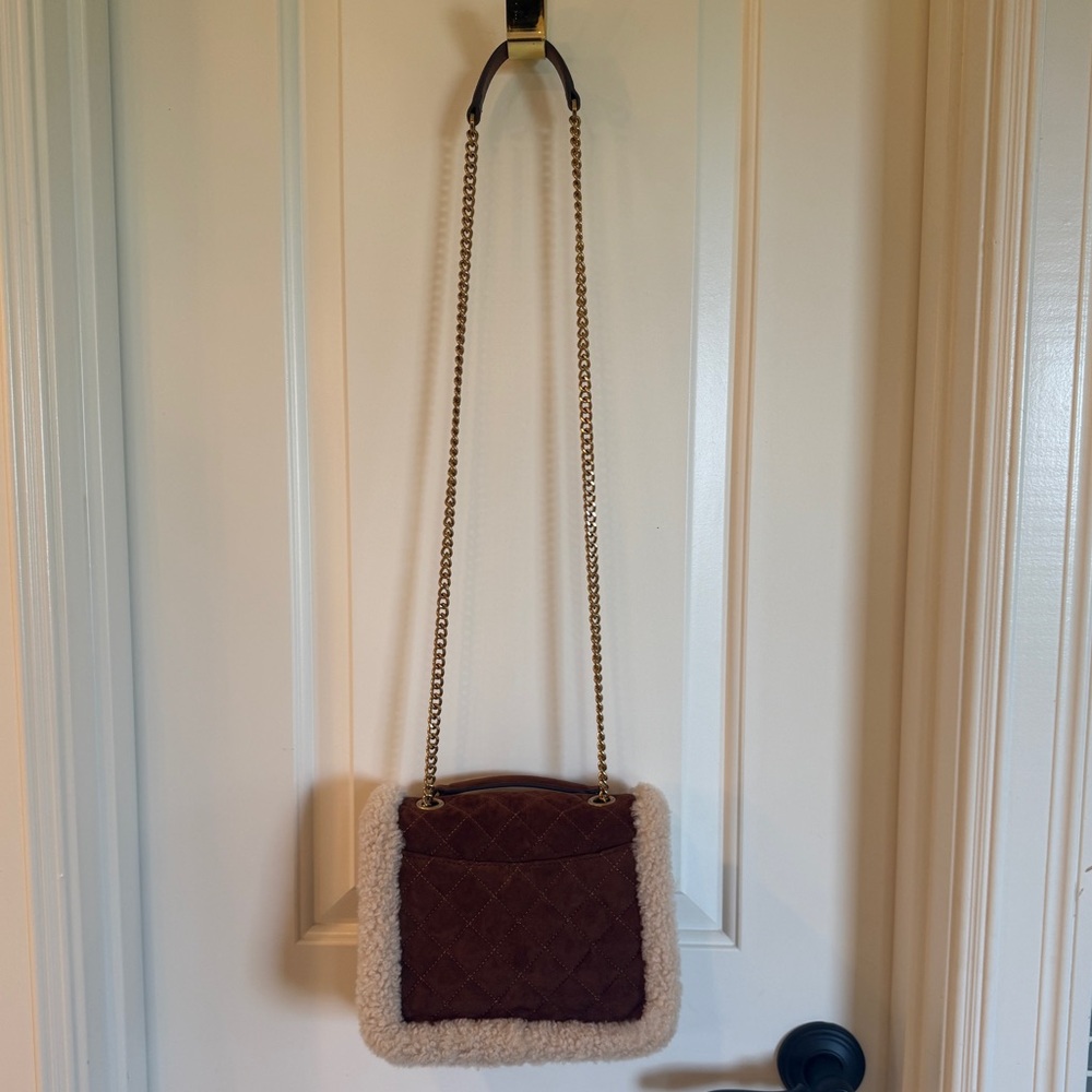 Ralph Lauren Suede Small Bradley Convertible Bag - Picture 6 of 16